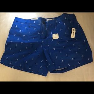 NWT Blue & White Anchor 5” Old Navy Shorts